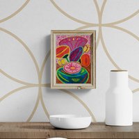 For Vincent- Original Semi Abstract Floral Acrylic Painting On Canvas