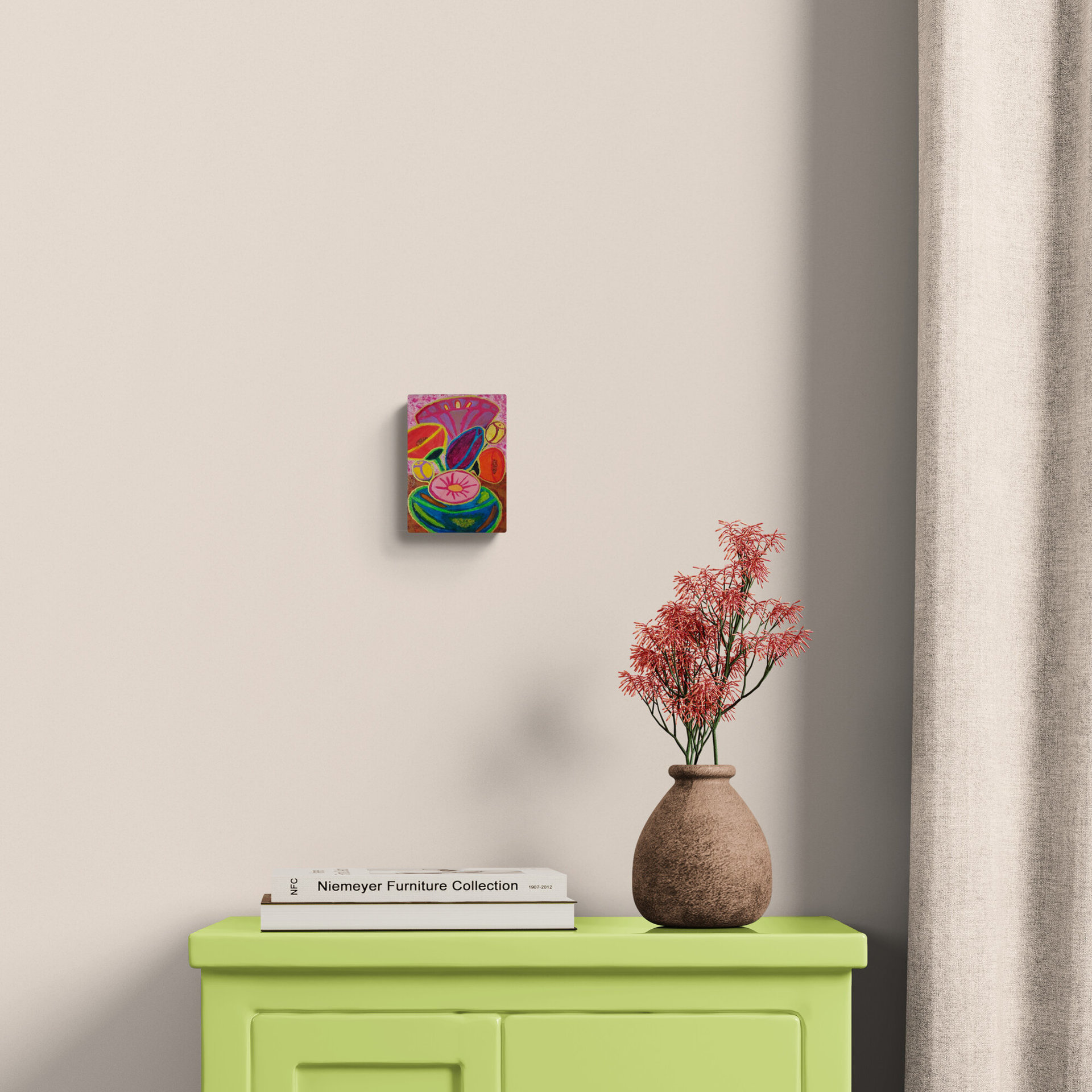 For Vincent- Original Semi Abstract Floral Acrylic Painting On Canvas