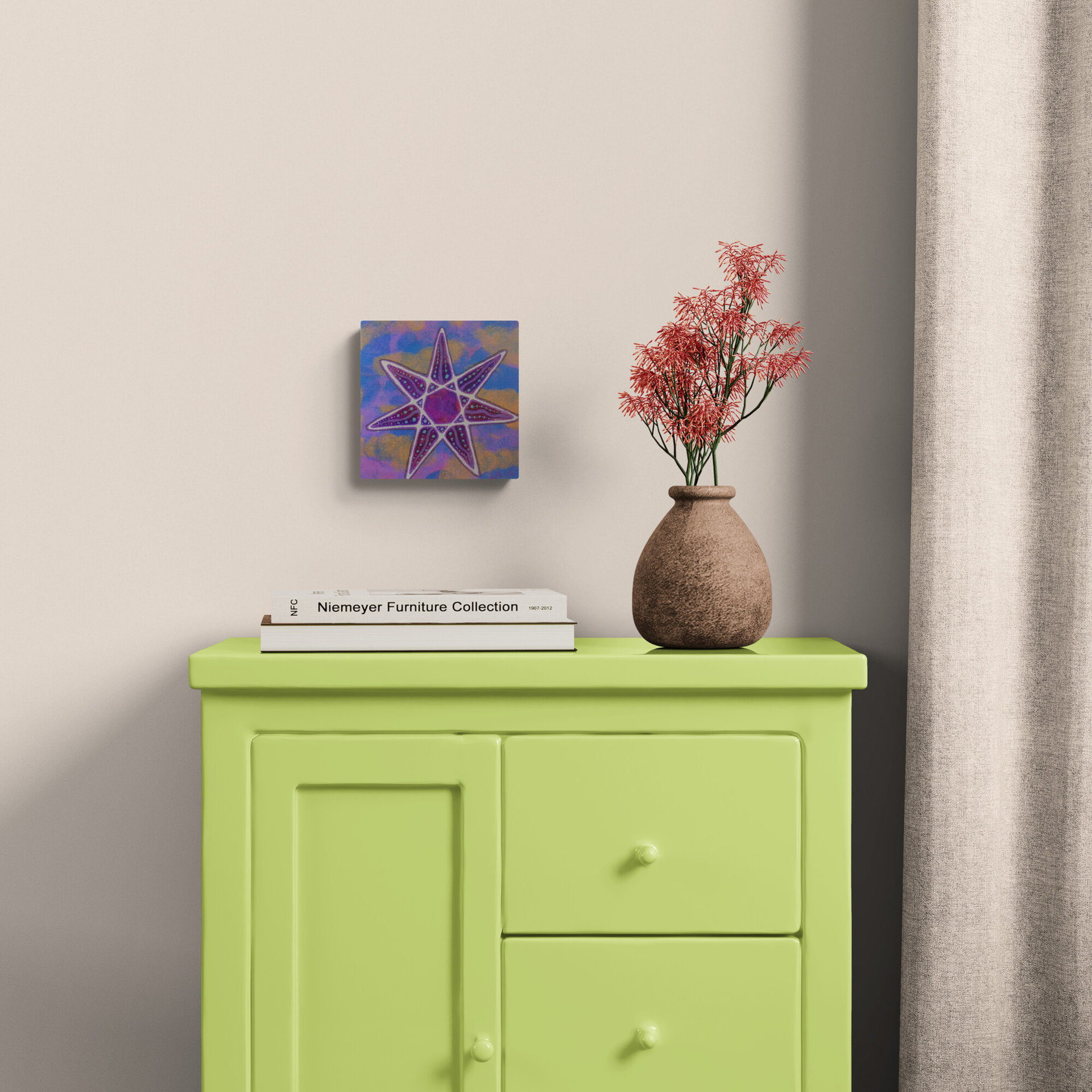 Welcome Sign- Original Abstract Acrylic Painting on Canvas