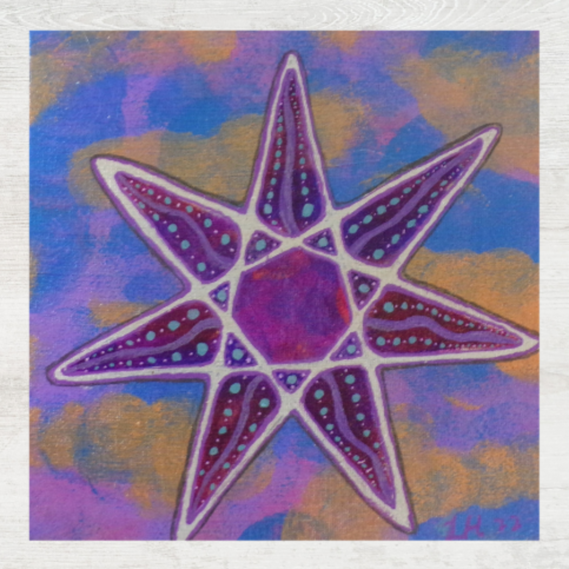 Welcome Sign- Original Abstract Acrylic Painting on Canvas